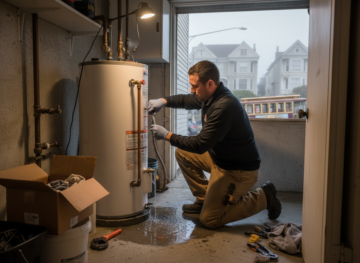 Water Heater Leak Repair in San Francisco, CA